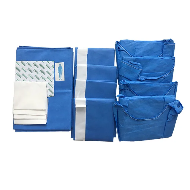 Disposable Absorbent Surgical Sterile laparotomy pack for factory supply