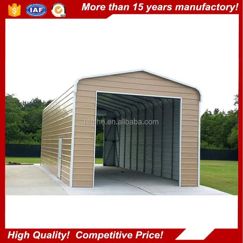 2017 Modern Design Car Cover Metal Shed Prefab Garage