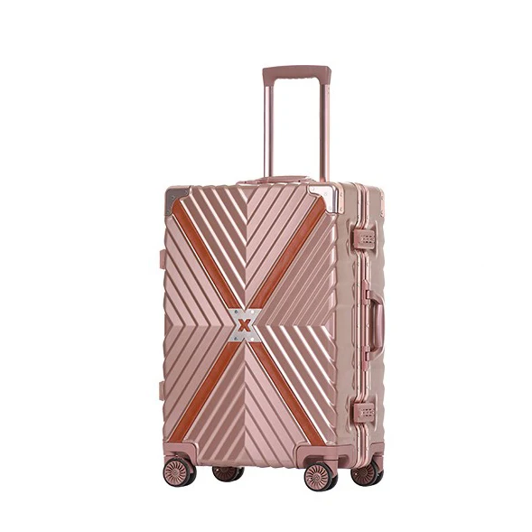 Hard Case Abs Pc Luggage polycarbonate sheet Aluminium Suitcase with Trolley