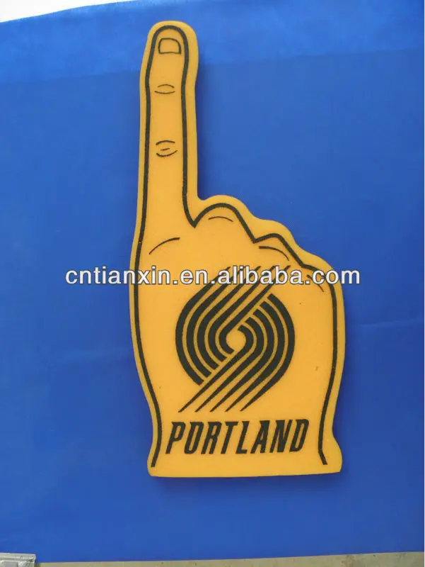 
Finger Team Color Cheerleading Foam Hand 