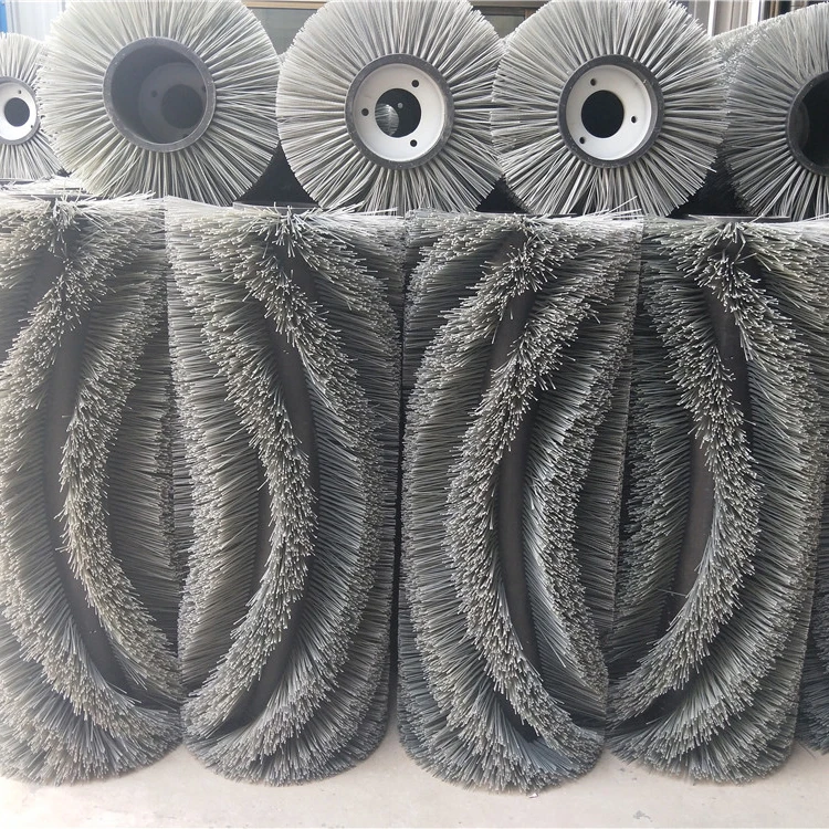 Dulevo 5000 Sweeper Spare Parts, Main brush/Roller brush/ steel wire mixed PP/PPL cylindrical brush