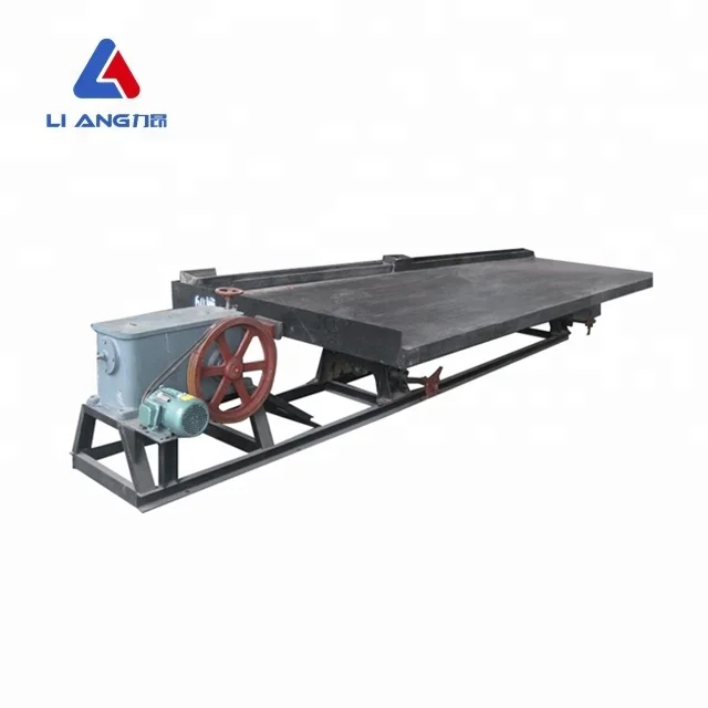 Gold separating machine vibrating table for sale from Chinese factory