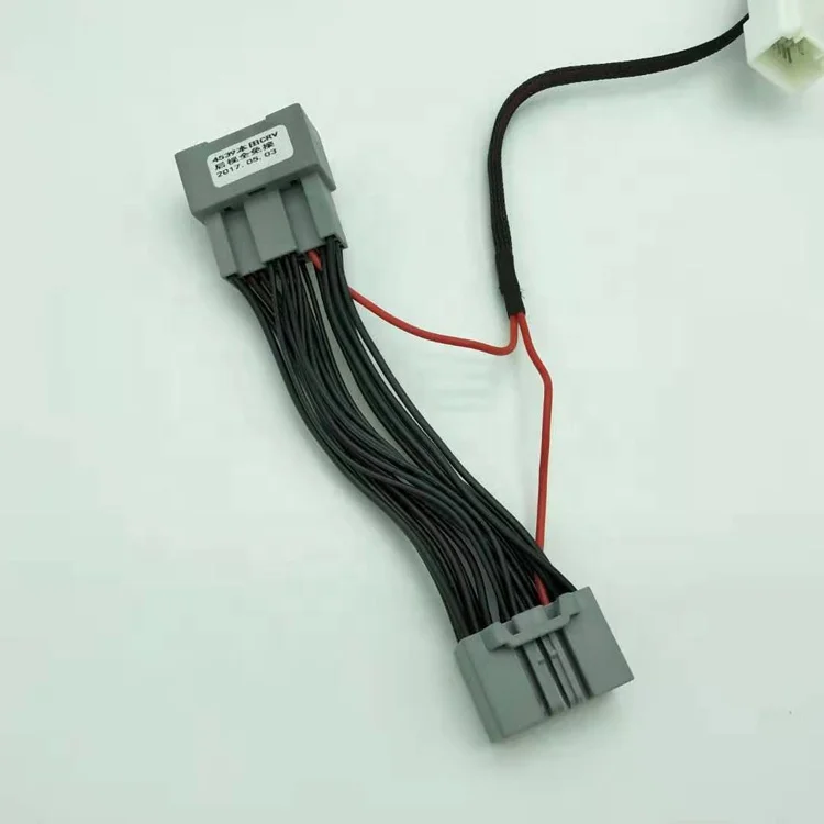 
online sales custom car 24 pins connector rearview mirror wire harness 