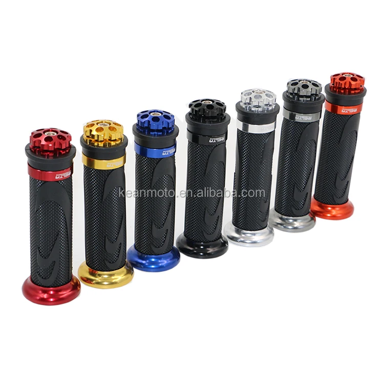 
CNC Motorcycle Anti-slip Handlebar Grips In Aluminum&PVC Fit For 7/8