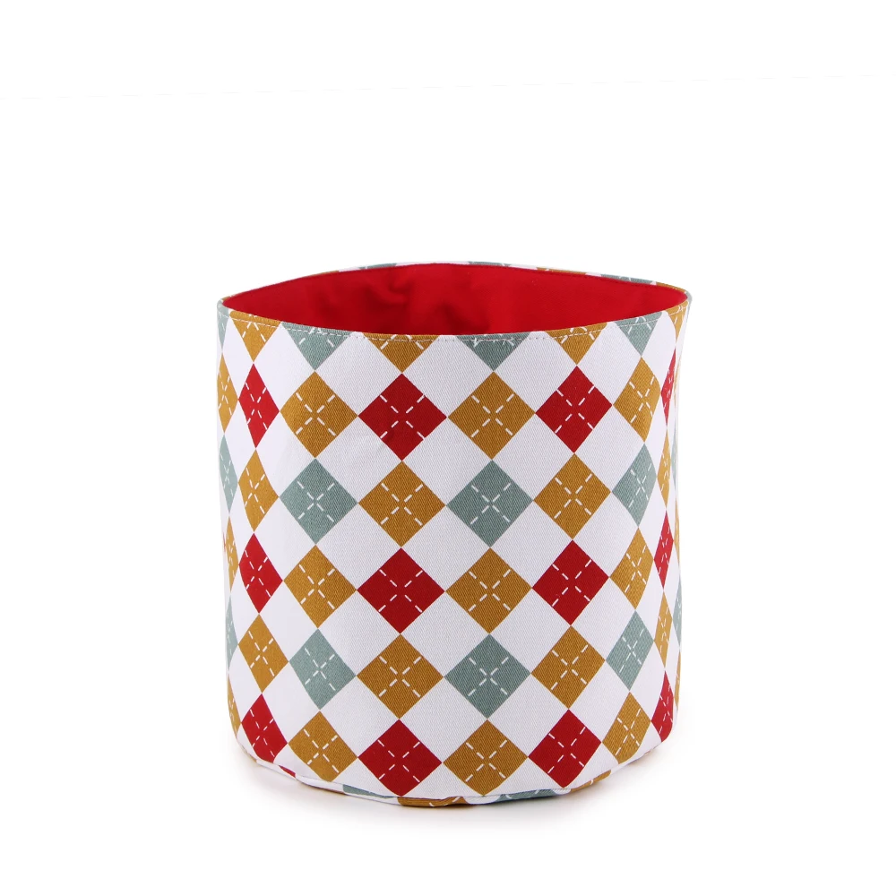 Doctorhome Hot selling food storage basket round soft cotton folding bread basket