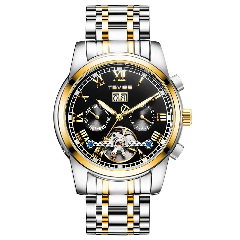 Chinese Tevise custom logo mechanical automatic original watches