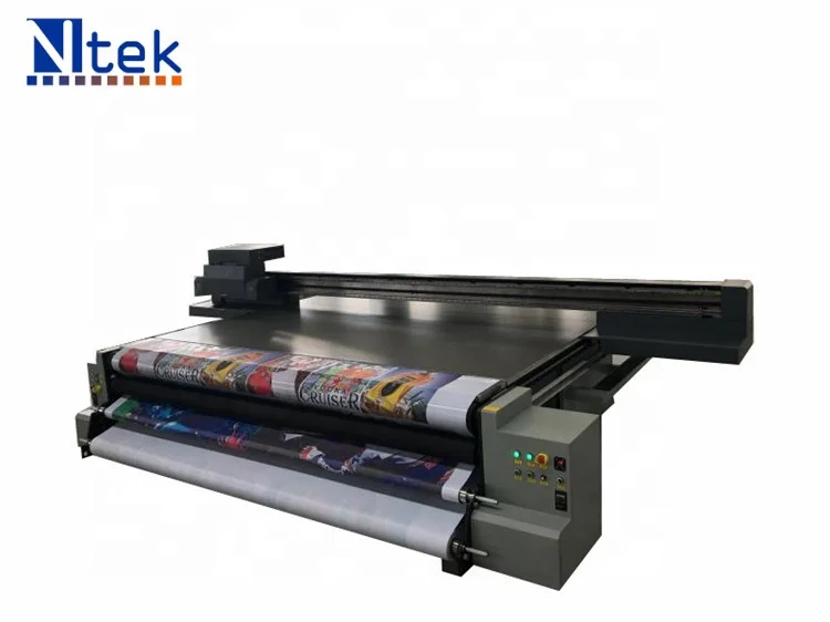 Large Format Roll and Flat Hybrid 3D Wall Printer