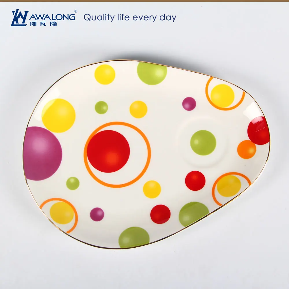 one person use authentic Chinese tea set with tray / bone porcelain  modern tea set