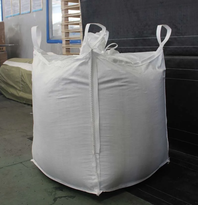 High quality bottom fully open FIBC big bag packing for grain and other agricultural products fast unloading safety factor 5:1