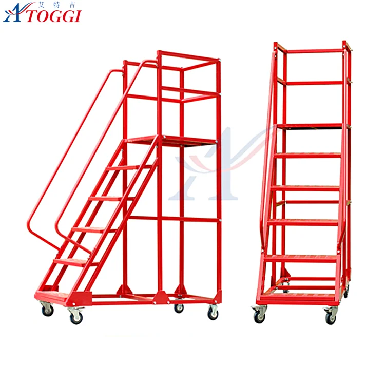 1400*700*2200mm big type collapsible steel attic ladder
