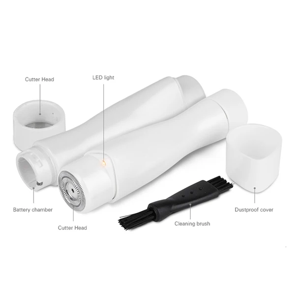 Private Label Hair Removal Electric Body Face Facial Hair Remover