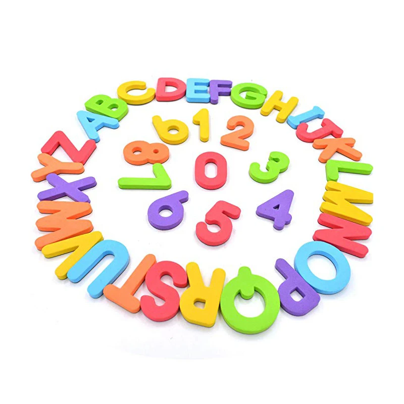 Kids Educational Alphabet Plastic Custom Magnetic Letters With Board