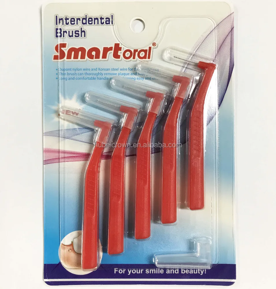 
Professional Stainless Steel Wire Dupont bristle Interdental Brush Toothbrush 