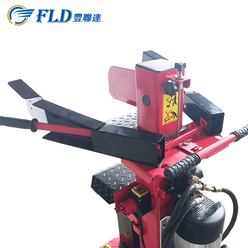 Сделано в Китае, недорогой красный Подержанный 6-литровый мини-разветвитель древесины вертикального типа, для продажи, в наличии