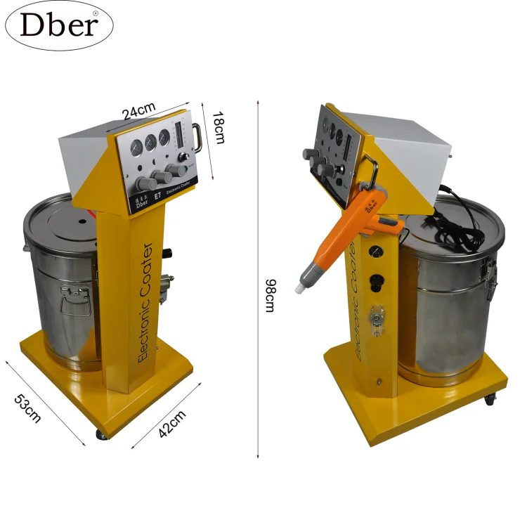 Dber лабораторная машина для нанесения порошкового покрытия металлической поверхности