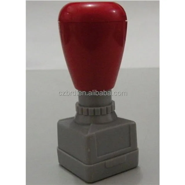 gray shell and red handle Stamp
