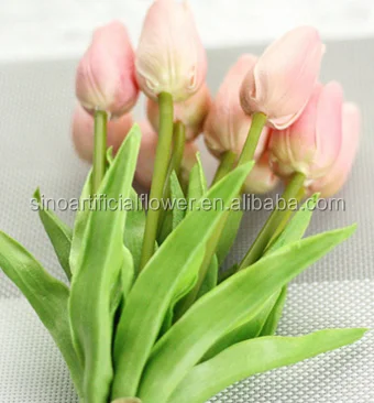 FCP1101 2024 popular artificial flowers PU tulip colorful tulip for home wedding decor