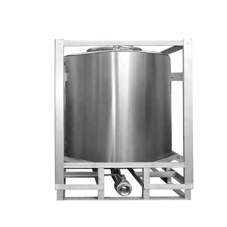 1000L stainless steel chemical transport and storage tank