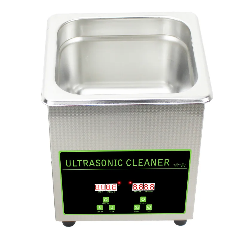 2L Jewelry Silverware Ultrasonic Cleaning Machine Eyeglass Contact Lens Ultrasonic Cleaner