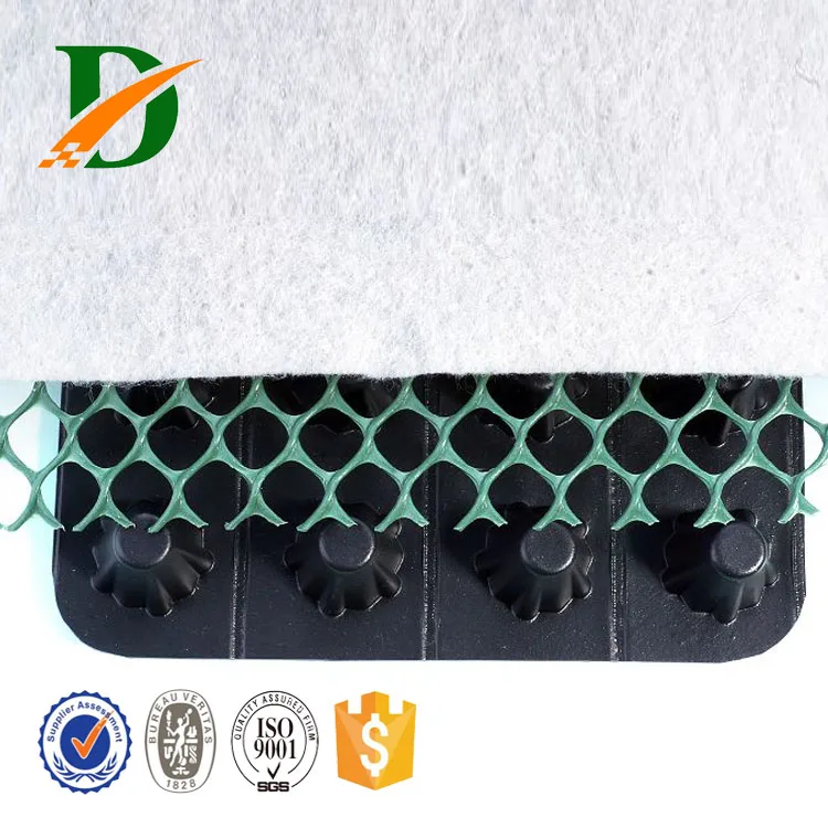 Диммированный дренажный картон, мембрана, используемая в качестве основания, настенный дренажный коврик