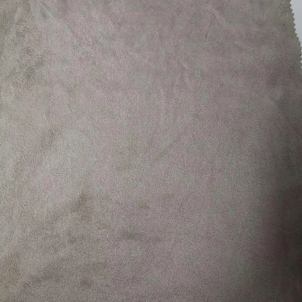  Китай 100% полиэстер замша ткань спандекс Джерси трикотажная стеклянная обивка искусственная 2/4 эластичная