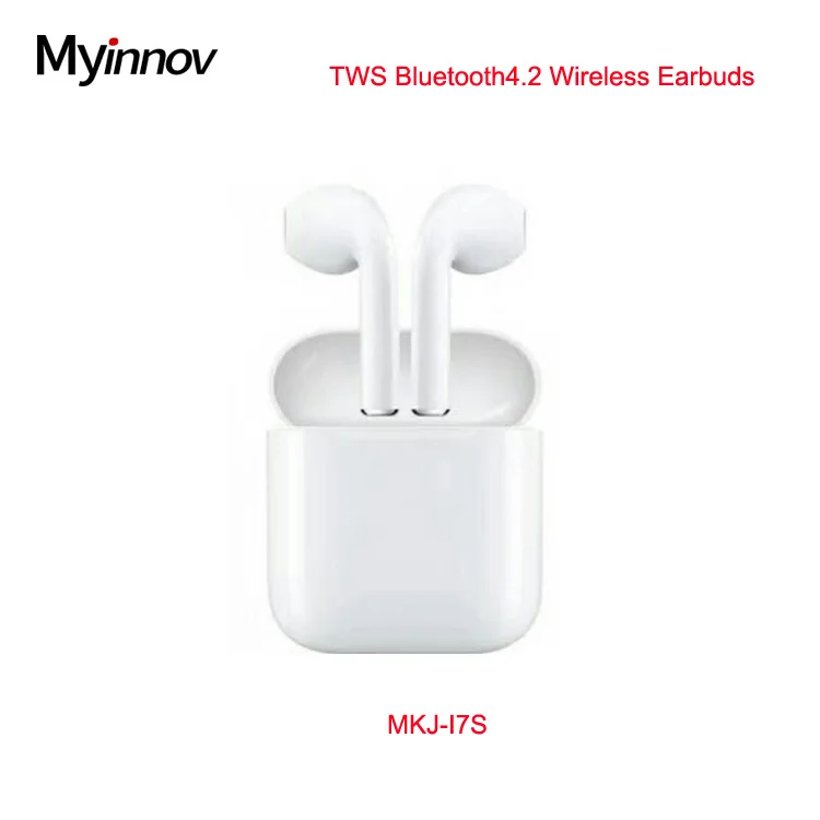 2018 Slim туре беспроводные стерео синий зуб MP3 спортивные СПЦ i7s i8 i9s наушники