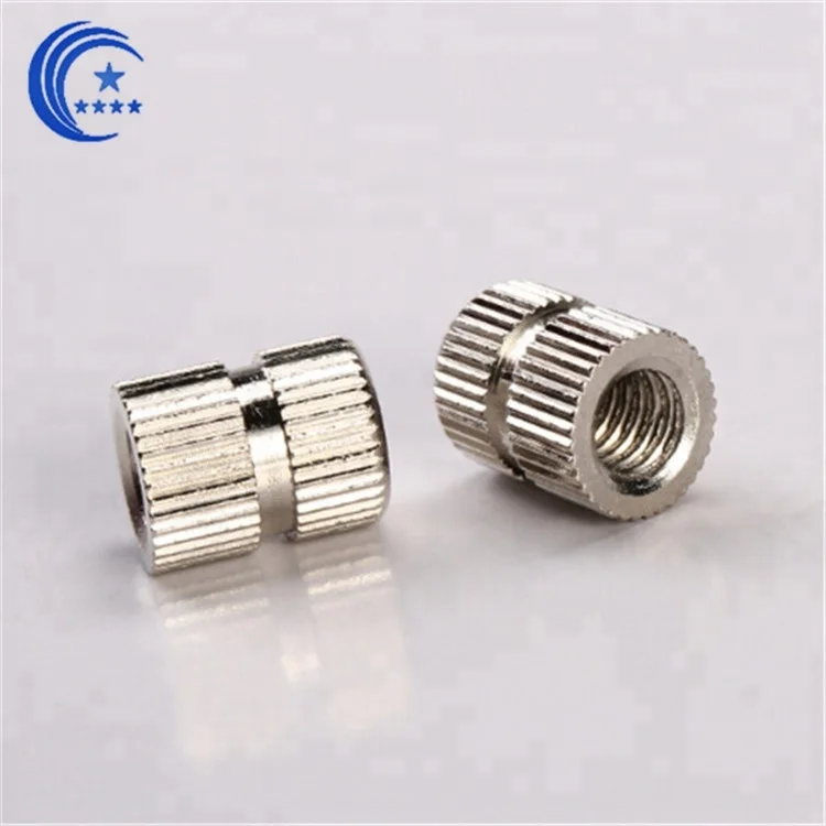 Stainless steel knurled insert nut Aluminum threaded insert/knurled nut for Plastic M2 M4 M6 M8