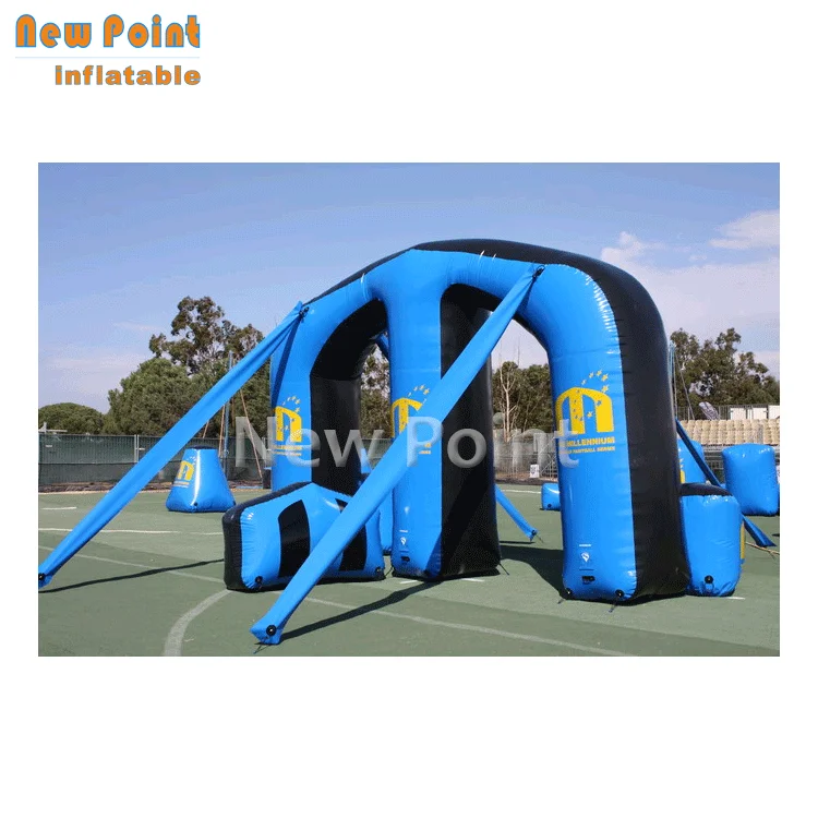 guangzhou bunker field inflatable paintball obstacle for sale
