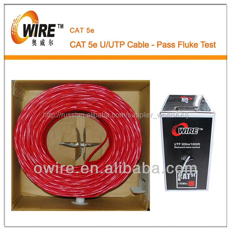 Кабель провод Cat5e Ethernet Cable1000feet 4 pairs 24 AWG