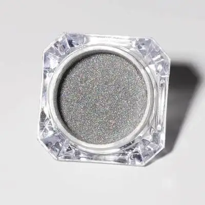 
The Best Quality Holographic Metallicnail art glitter aurora mirror chrome effect nail pigment powder 
