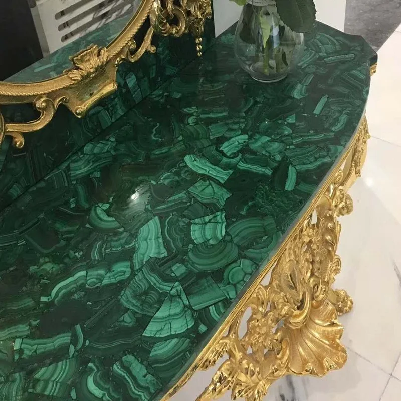 
Good quality Malachite slab for interior decoration 