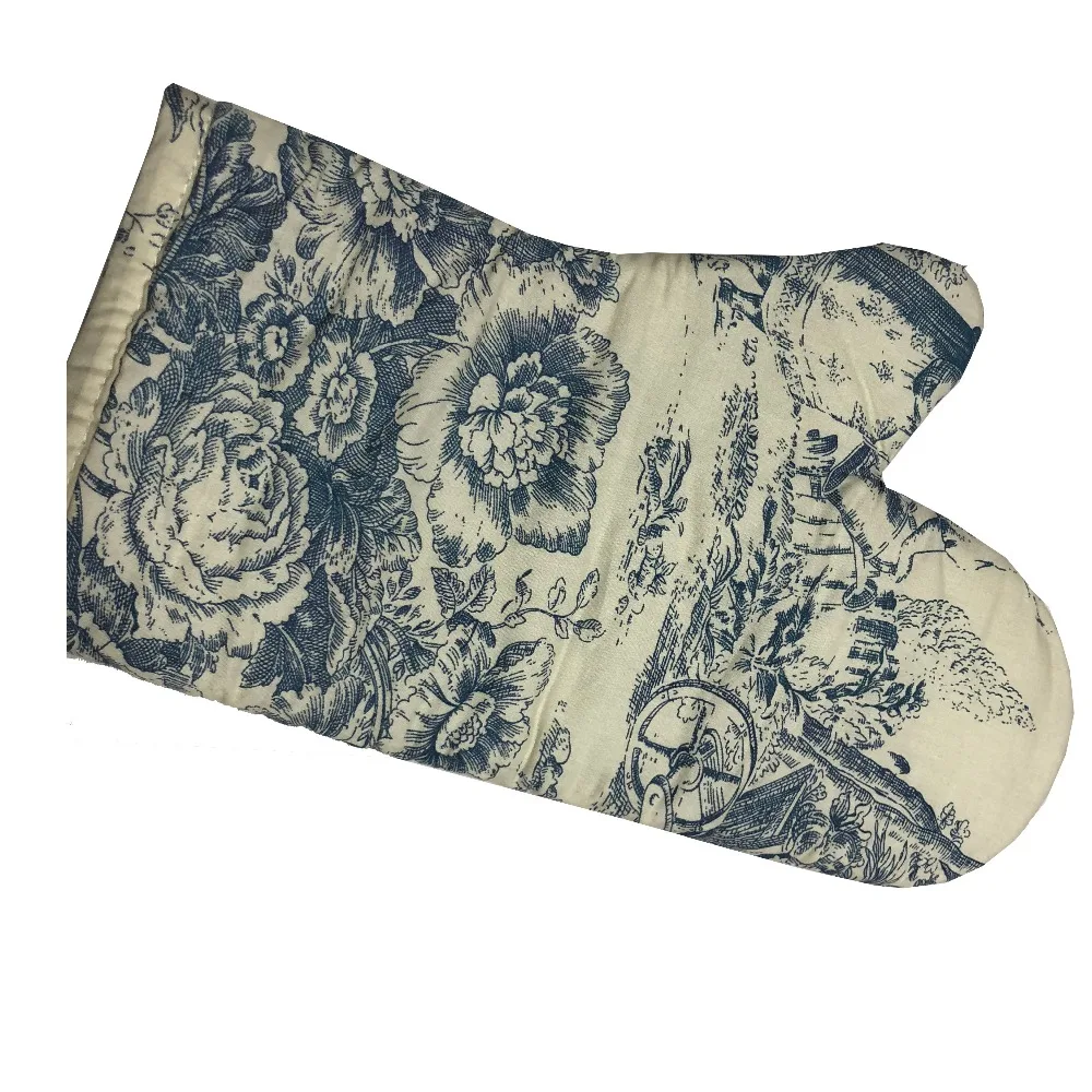 printed oven mitt with personality design top quality custom made oven mitt