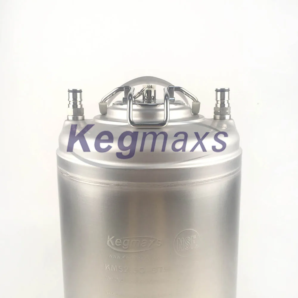 Ball Lock Keg 9.5L Cornelius Soda Pepsi Homebrew Corny Keg For Nitro Cold Coffee Craft Beer Beverage Water Milk Any Liquid