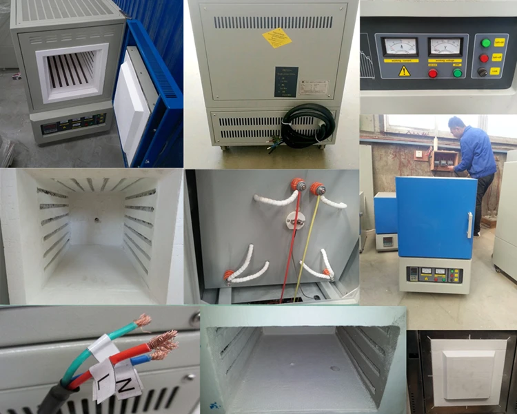 Manufacturer 1000 degree muffle furnace high temperature electrical resistance ceramic sintering box/muffle furnace