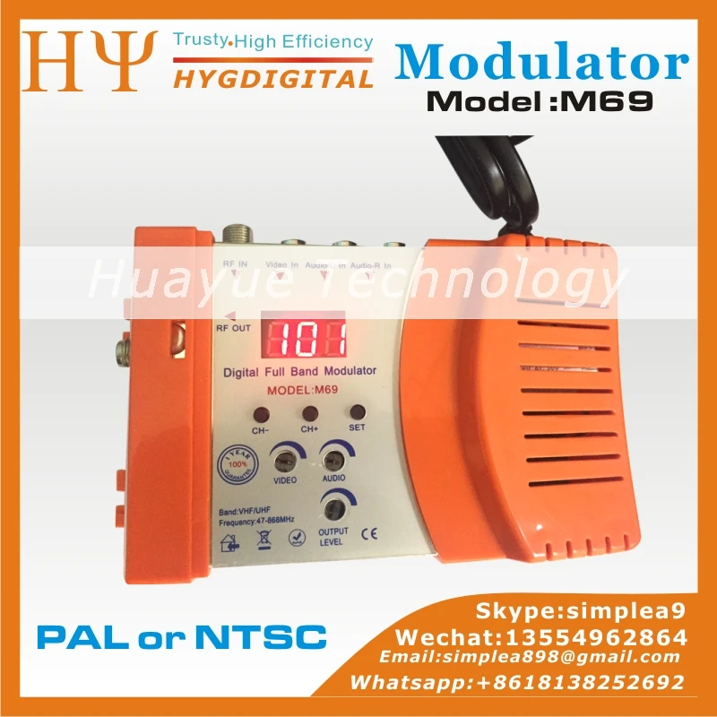 Full band Digital RF Modulator M69 Modulator