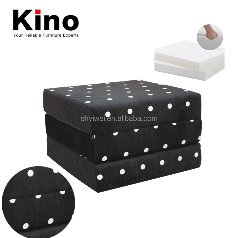 Sponge Material Linen Fabric Cover Mattress floor Folding Sofa Bed