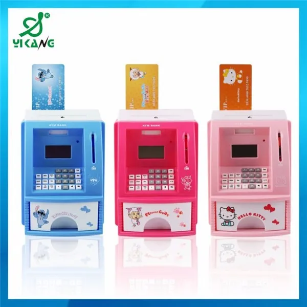 Promotional Money Box Toy Euro Money Box Atm Saving Bank