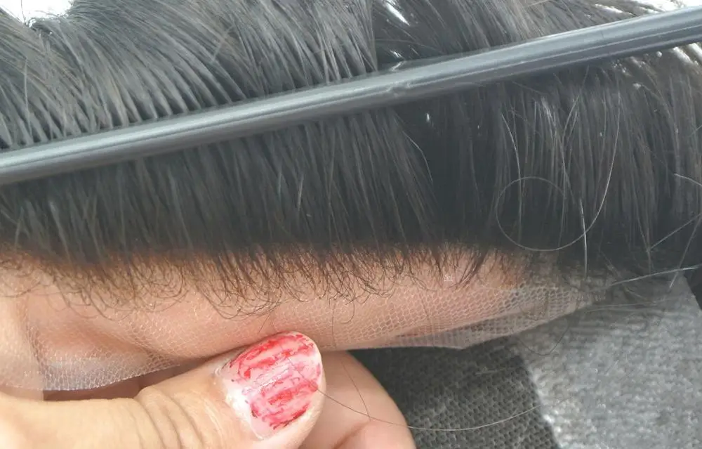 
Top quality super natural hairline mens wigs 