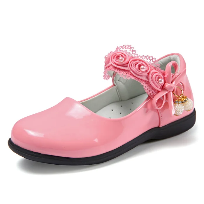 
Beautiful Girls Shoes China Factory Dress Shoes Kids Princess Shoes 