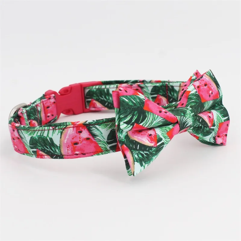 Собачий ошейник с галстуком-бабочкой, персонализированный собачий ошейник с гравировкой и цельной металлической пряжкой