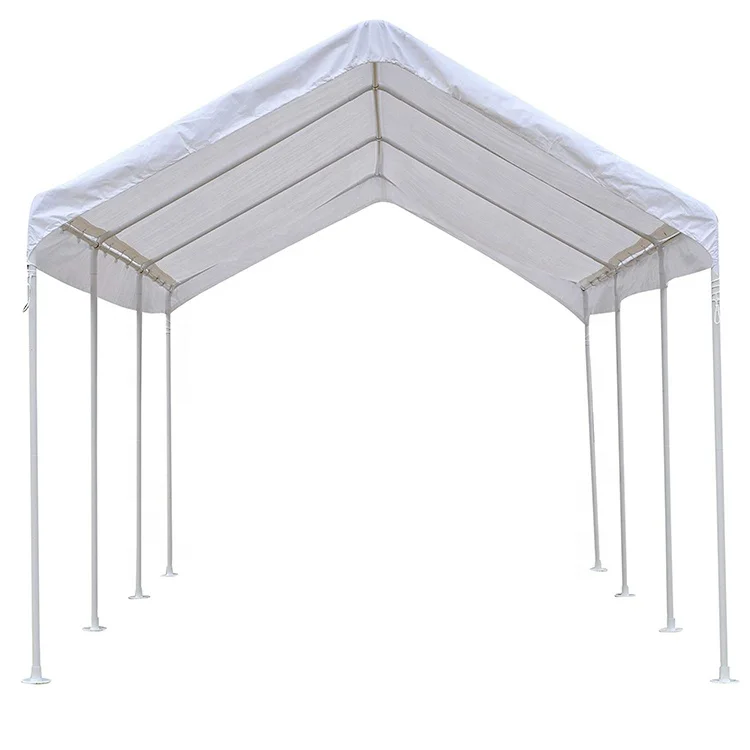 10 x 20-Feet Waterproof Carport 8 Steel Leg Outdoor UV Protected Large Portable Storage Shelter Sports Wedding Canopy Tent