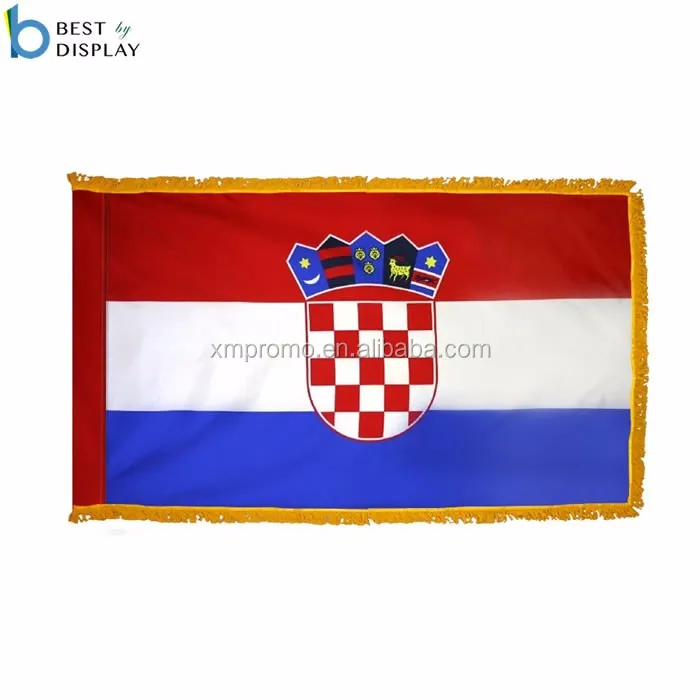 Customizable 3x5ft Tassel Flag Colorful Hang National Flag