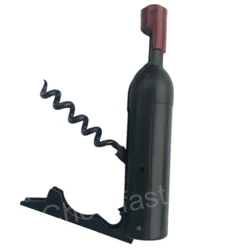 Newest design products wine bottle shaped corkscrew  and wine bottle opener and plastic opener