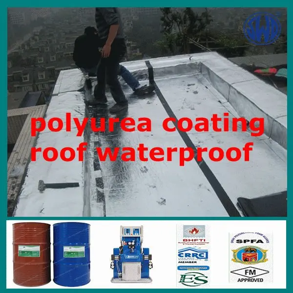
polyurea uv metal/tiles coating paint 