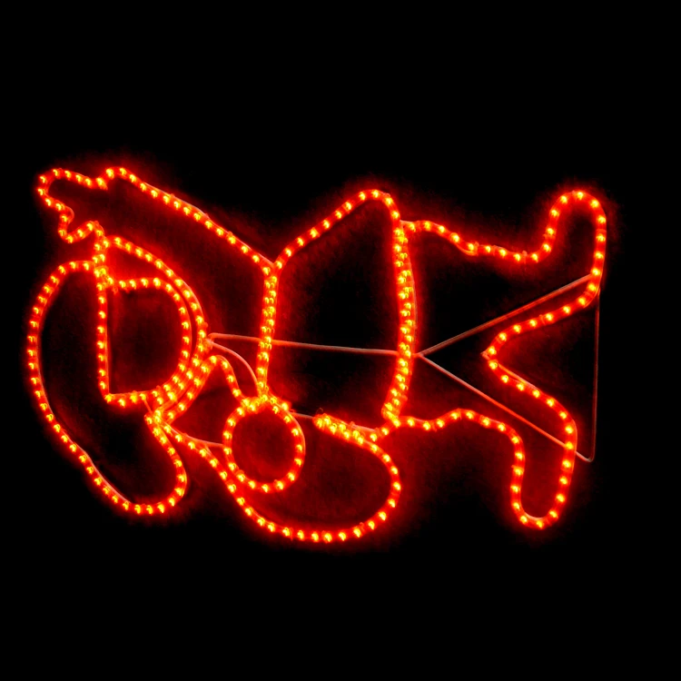 China Supplier Top Quality christmas decoration Led Santa Claus Merry Christmas Led Light