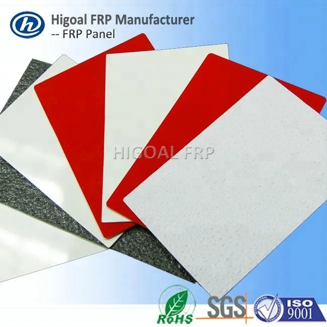 FRP flat Panel Thermal Insulation fiberglass wall flat panels Skin