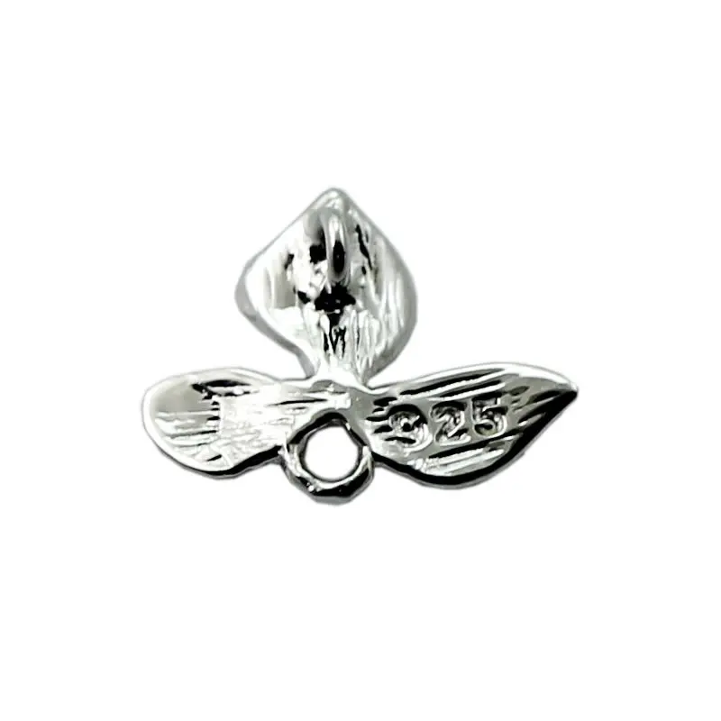 Beadsnice 30900 orchid connector 925 sterling silver jewelry making supplies pendant necklace bracelet earring findings