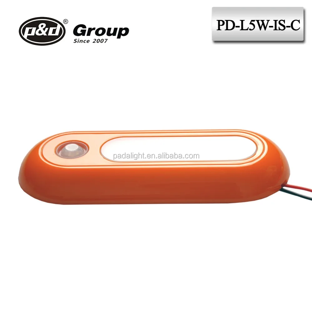 2018 New led caravan interior lights 12v 5w led interior dome light for car, RV, Trailer, bus, cabin, truck, camper