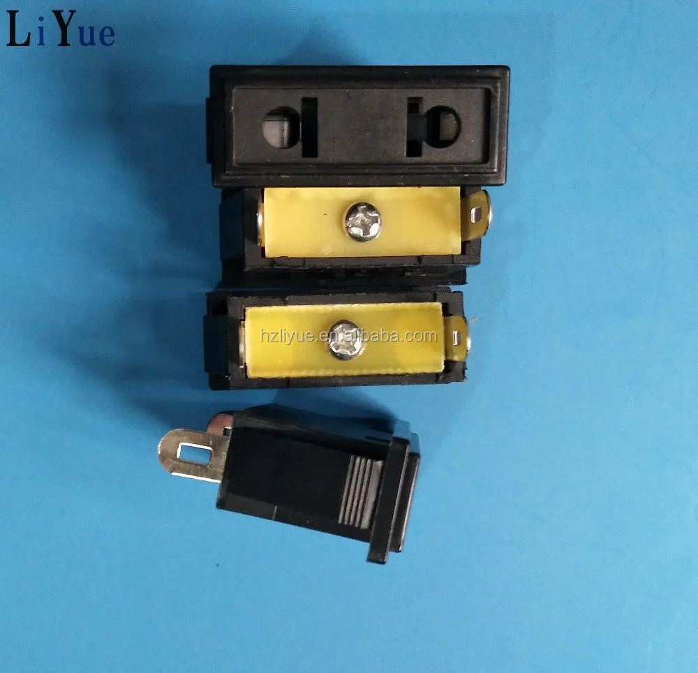 10 x EU US 2 Pin Panel Mount Power Socket Receptacle AC 250V 10A Black