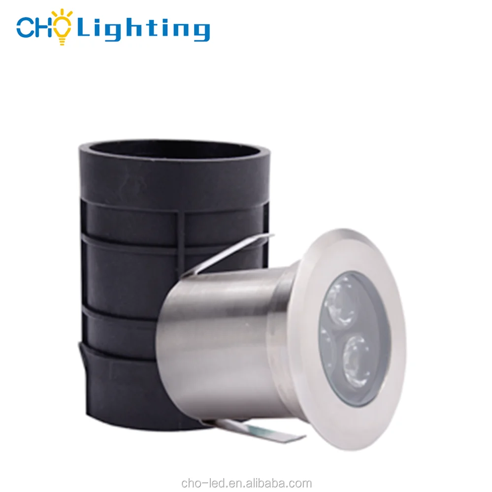304 316 stainless steel ip68 underwater recessed stair 1w led inground light